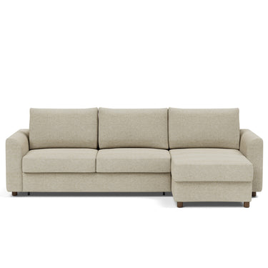 Neah sleeper upholstered in Halifax Antique, studio shot