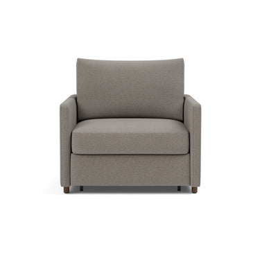 Neah sleeper upholstered in Mixed Dance Grey, studio shot