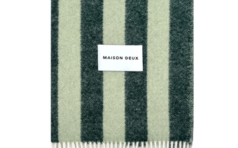 Green & Sage Candy Wrap Blanket by Maison Deux, photo 1