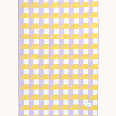 Lilac & Sun Cubics Blanket by Maison Deux, photo 2