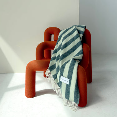Green & Sage Candy Wrap Blanket by Maison Deux, photo 5