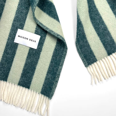 Green & Sage Candy Wrap Blanket by Maison Deux, photo 4