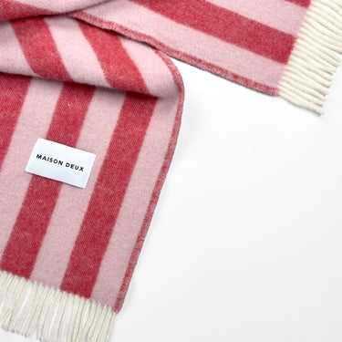 Pink & Cherry Candy Wrap Blanket by Maison Deux, photo 3