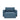 Newilla sleeper upholstered in Weda Blue, studio shot