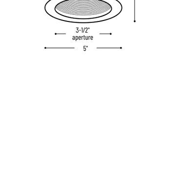 Nora Lighting NS-76 product diagram and dimensions