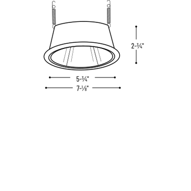 Nora Lighting NTS-31 product diagram and dimensions