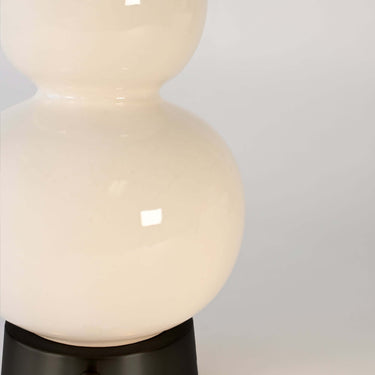 Norma Jean rechargeable lamp, Ivory & Black – view 3