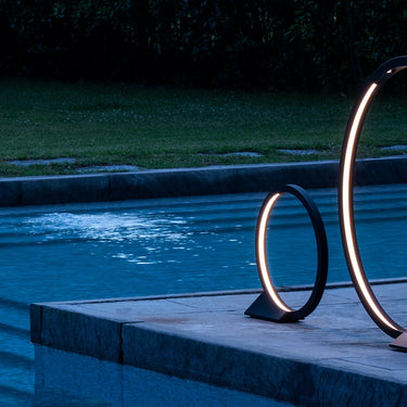 "O" Pendant Light styled in a modern interior, view 6