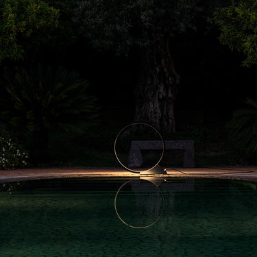 "O" Pendant Light styled in a modern interior, view 4