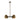 Modern 28-inch natural brass LED chandelier with crystal diffuser by Akrovo for Visual Comfort