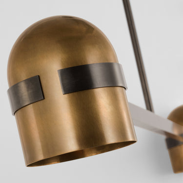 high-end AVROKO chandelier with integrated LED and crystal diffuser for interior design