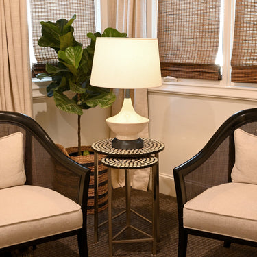 Portable Oliver Cordless Table Lamp Black finish