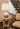 Oliver Cordless Table Lamp Black on modern living room