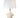 Oliver Ivory Cordless Table Lamp in Brushed Nickel - Hospitality Lighting