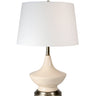 Oliver Ivory Cordless Table Lamp in Brushed Nickel - Hospitality Lighting