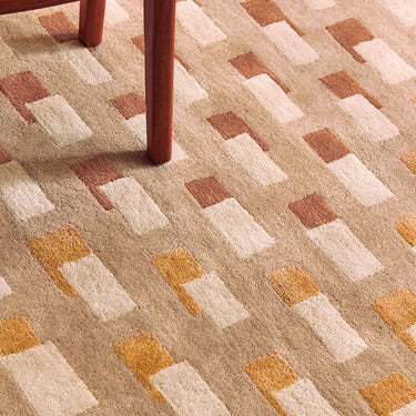 Ombra wool rug, close-up detail