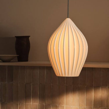 Original BTC Fin Pendant, Extra Large, close view – AW26 lookbook room photo