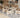 Nova Domus Osaka Faux Marble Natural Ash Dining Table