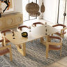 Nova Domus Oshana White Oak Dining Table