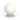 10-inch, Chrome Bola Sphere Table Lamp by Pablo Designs, studio photo
