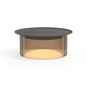Bronze Base with Black Tray 12" Carousel Small Table Lamp by Pablo Designs, studio photo
