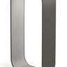 Graphite Exterior, Coal Interior Contour Large Table Lamp by Pablo Designs, studio photo