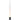 48" H, Black Elise Floor Lamp by Pablo Designs, studio photo