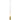 80" H, Brass Elise Floor Lamp by Pablo Designs, studio photo