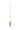 80" H, Brass Elise Floor Lamp by Pablo Designs, studio photo