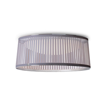 Solis Drum 24, Silver Solis Drum Flush Mount by Pablo Designs, studio photo