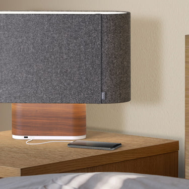 Belmont table lamp by Pablo, charging detail