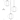 Bel Occhio 3-globe chandelier by Pablo, dimensioned drawing
