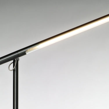 Black Brazo floor lamp by Pablo, studio view