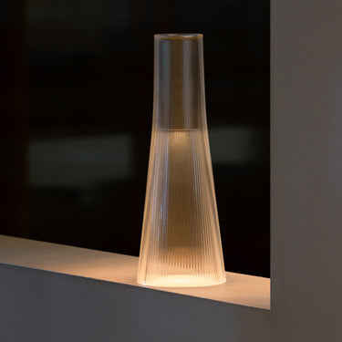 Silver Candél cordless lamp by Pablo, second room view
