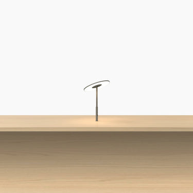 Graphite Circa Grommet lamp by Pablo, wide view