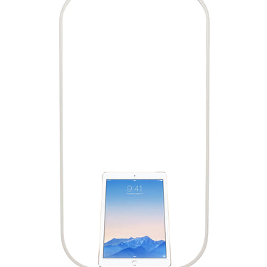 Contour large table lamp by Pablo with an iPad