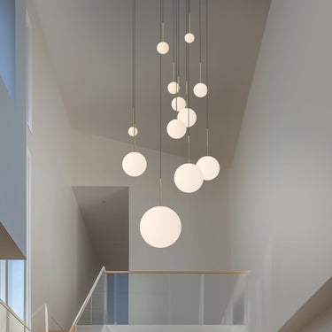 Bola Sphere chandelier by Pablo in a residential interior