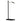 Black Talia table lamp by Pablo, studio photo