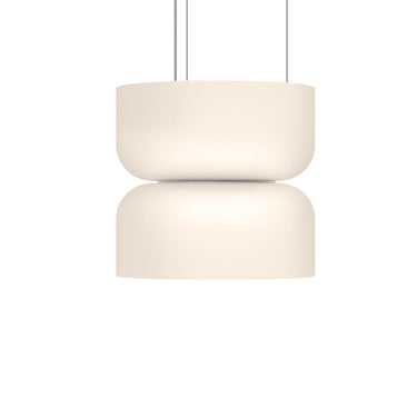 Totem Mini up/down pendant in white by Pablo