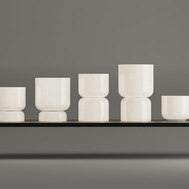 Totem Table lamps by Pablo in a line