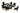 AX Padua Large Black Crocodile & Rosegold Dining Table