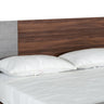 Nova Domus Palermo Italian Faux Concrete & Walnut Bed