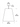 Gunnar 23.6" Modern Dimmable Pendant Light by Visual Comfort | Dining & Entryway Fixture Line Drawing