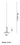 Dimension drawing of the Penta Clip Mini open suspension, Ø7 in, H 157.5 in max
