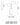 Dimension drawing of the Penta Elisabeth Large table lamp, L 15.7 in x D 7.9 in, H 21.6 in