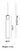 Dimension drawing of the Penta Iconica Tall suspension, Ø2.4 in, H 173.2 in max