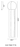 Dimension drawing of the Penta Je Suis floor lamp, Ø15.7 in, H 62.2 in