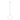 Technical drawing of the Penta MoM Little pendant with dimensions
