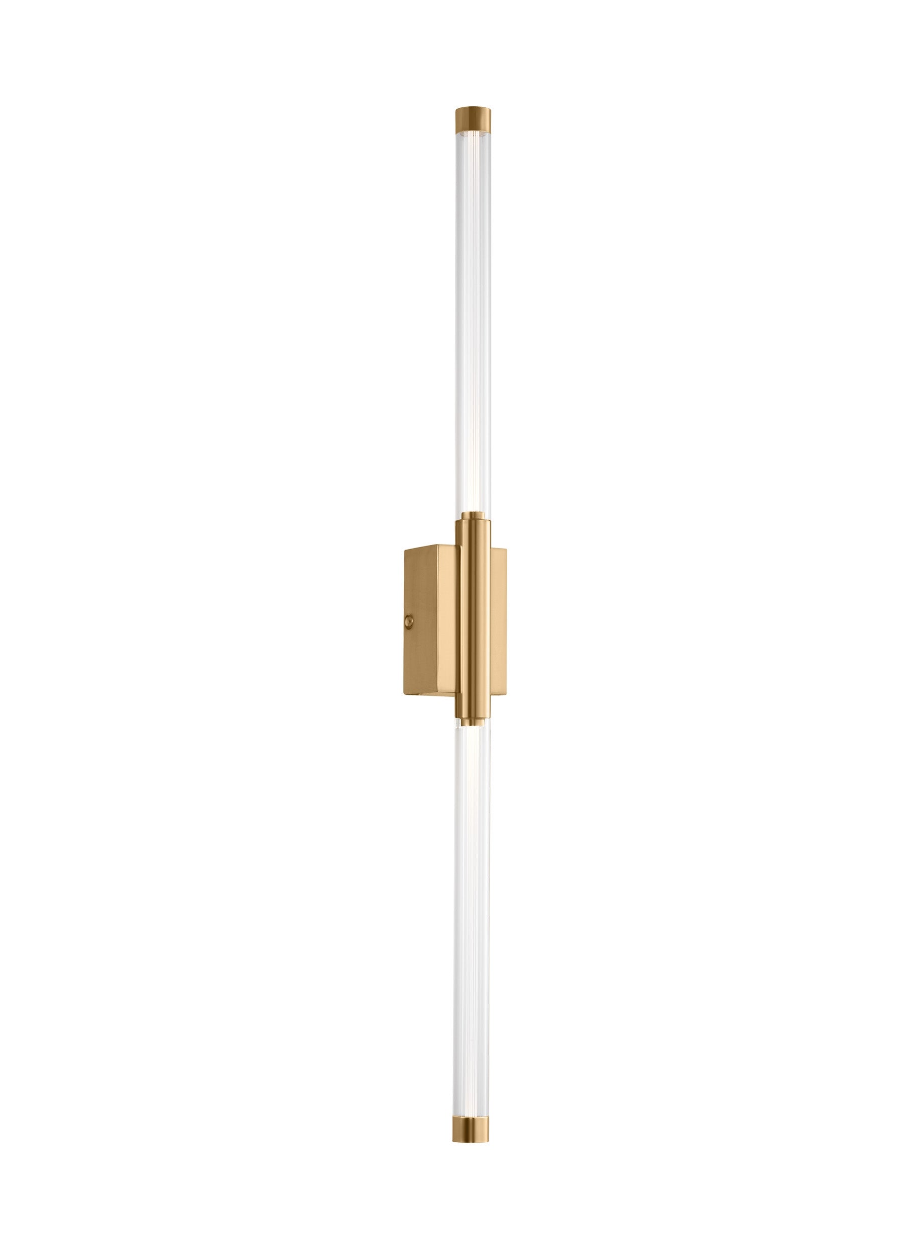 Modern 2-Light Phobos Wall Sconce in Living Room Setting