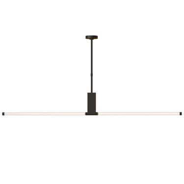 Kelly Wearstler 66" LED Linear Glass Chandelier – Modern Lighting for Large Rooms
